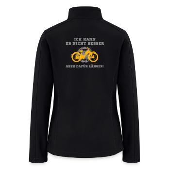 e-bike - Women’s Soft Shell Jacket - black - Back
