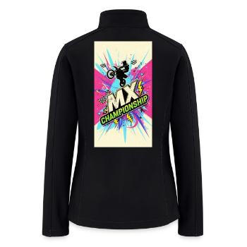 MX Championship Rally Splash - Women’s Soft Shell Jacket - black - Back