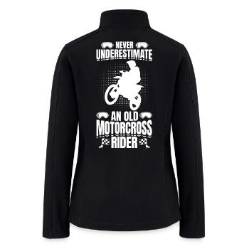 Motocross Grandfather - Women’s Soft Shell Jacket - black - Back