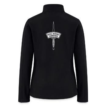 British Royal Marines Commando Dagger - Women’s Soft Shell Jacket - black - Back