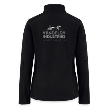 Vandelay Industries - Women’s Soft Shell Jacket - black - Back