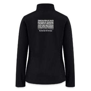 Thousand of days Hundreds of Problems Unlimited Pr - Women’s Soft Shell Jacket - black - Back