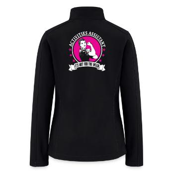 Activities Assistant - Women’s Soft Shell Jacket - black - Back