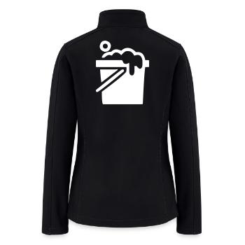 A Bucket Of Soap - Women’s Soft Shell Jacket - black - Back