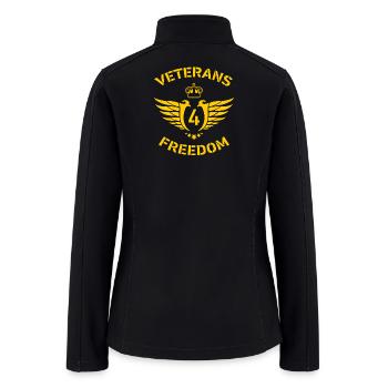 Veterans For Freedom Canada - Women’s Soft Shell Jacket - black - Back