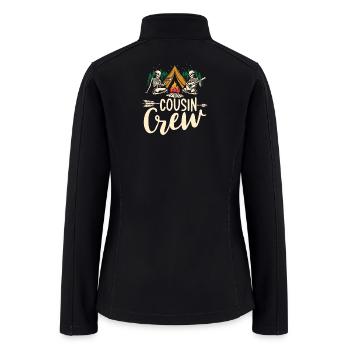Cousin crew - Women’s Soft Shell Jacket - black - Back
