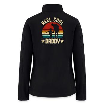 Reel Cool Daddy Sunset - Women’s Soft Shell Jacket - black - Back