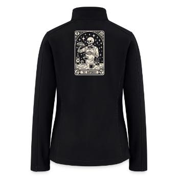 The Bartender Tarot Cocktail Mixologist - Women’s Soft Shell Jacket - black - Back