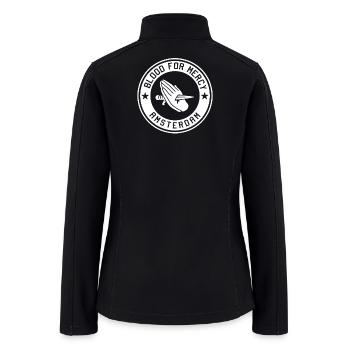 Mercy Amidst Strife Emblem - Women’s Soft Shell Jacket - black - Back