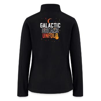 Stargazing - Women’s Soft Shell Jacket - black - Back
