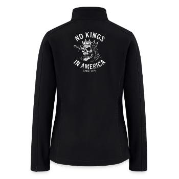 No_Kings_In_America_-_Skull - Women’s Soft Shell Jacket - black - Back