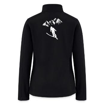 Ski Jumping - Women’s Soft Shell Jacket - black - Back