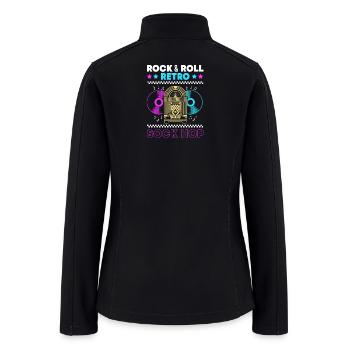 Music 50s Retro Sock Hop - Women’s Soft Shell Jacket - black - Back