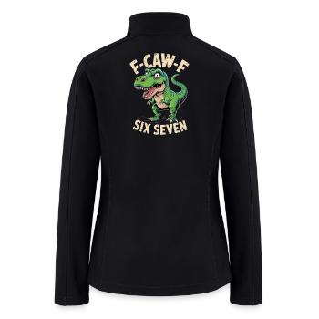 E-Caw-E Six Seven Dino Tee - Women’s Soft Shell Jacket - black - Back