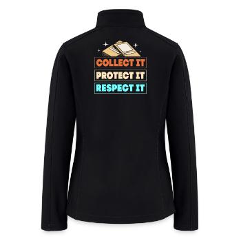 TCG Cards Trading Card Games - Women’s Soft Shell Jacket - black - Back