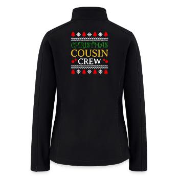Cousin Crew Christmas Pajamas - Women’s Soft Shell Jacket - black - Back