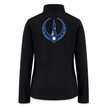 Minnesota Rebellion Loon - Women’s Soft Shell Jacket - black - Back