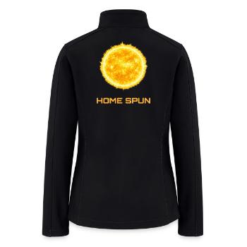 Sunburst Home Spun Solar T-shirt - Women’s Soft Shell Jacket - black - Back