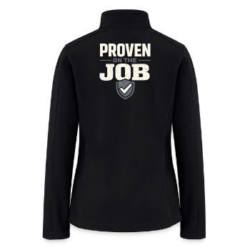 Blue Collar Welder Skilled Trades Pride Working - Women’s Soft Shell Jacket - black - Back