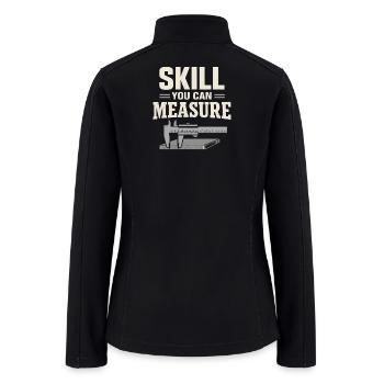 Blue Collar Welder Skilled Trades Pride Working - Women’s Soft Shell Jacket - black - Back
