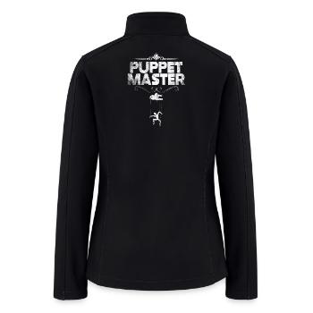 Puppet Master Marionette Silhouette - Women’s Soft Shell Jacket - black - Back
