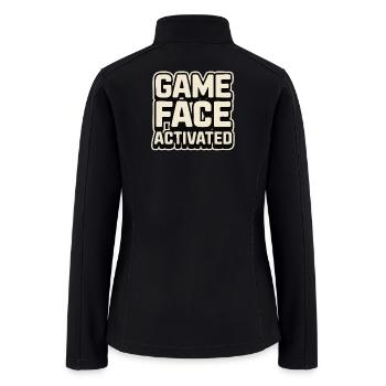 Game Face Activated - Women’s Soft Shell Jacket - black - Back