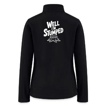 Well I'm Stumped - Women’s Soft Shell Jacket - black - Back