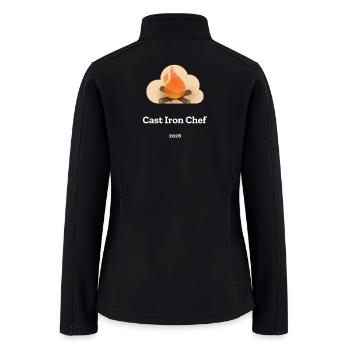 Cast Iron Chef 2026 - Women’s Soft Shell Jacket - black - Back