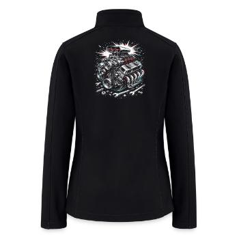 Engine Tuning Mechanic Motorsport Design - Women’s Soft Shell Jacket - black - Back