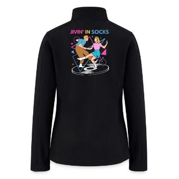 Dance Party 50s Sock Hop - Women’s Soft Shell Jacket - black - Back