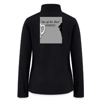 Two of the Best Curves - Women’s Soft Shell Jacket - black - Back