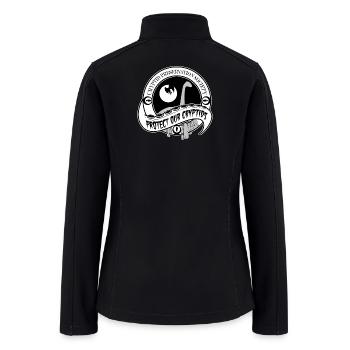 Protect Our Cryptids Crest - Women’s Soft Shell Jacket - black - Back