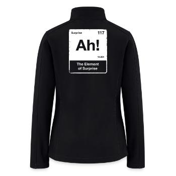 AH! the element of surprise - Women’s Soft Shell Jacket - black - Back