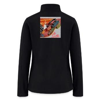 Patchwork Sneaker Road No Limits - Women’s Soft Shell Jacket - black - Back