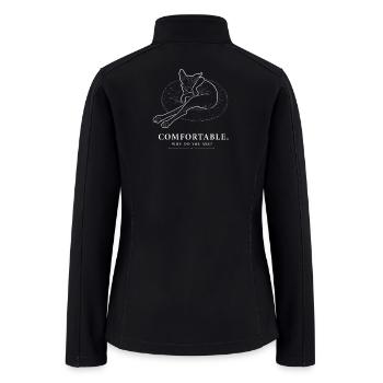 Sphynx Cat – Comfortable - Women’s Soft Shell Jacket - black - Back