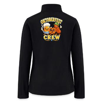 Oktoberfest Crew Cheer Tee - Women’s Soft Shell Jacket - black - Back