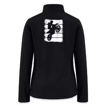 Motocross - Women’s Soft Shell Jacket - black - Back