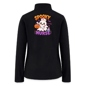 Spooky Nurse Halloween - Women’s Soft Shell Jacket - black - Back