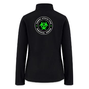 Zombie Biohazard Survival Squad - Women’s Soft Shell Jacket - black - Back