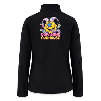 Dopamine Funhouse Jester - Women’s Soft Shell Jacket - black - Back