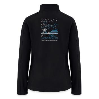 Camping Scouts Mountain Hiking Forest Campers - Women’s Soft Shell Jacket - black - Back
