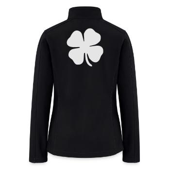 Shamrock - Women’s Soft Shell Jacket - black - Back