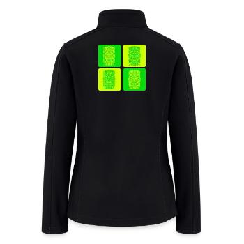 Tiki Mask - Women’s Soft Shell Jacket - black - Back
