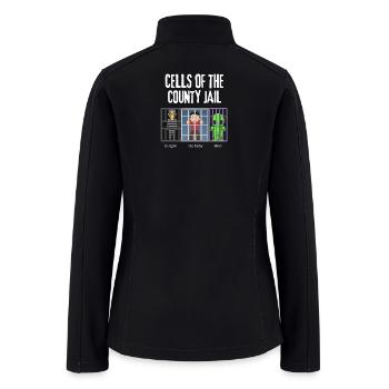 Cells of the County Jail Trio - Women’s Soft Shell Jacket - black - Back