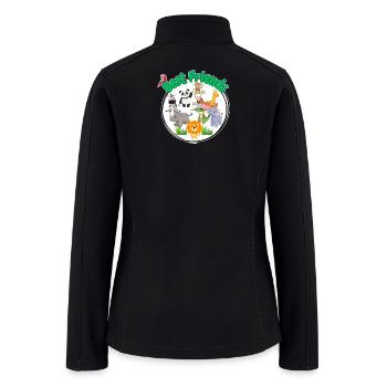 Best Friends | Beste Freunde - Women’s Soft Shell Jacket - black - Back