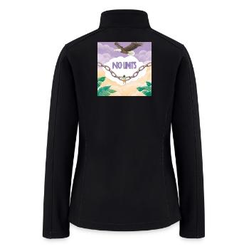 No Limits Adventure Emblem - Women’s Soft Shell Jacket - black - Back