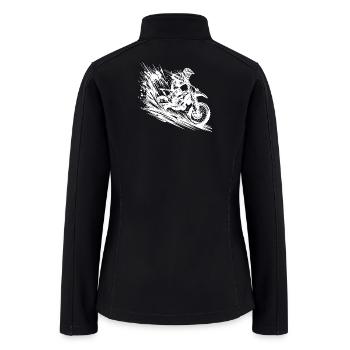 Off-road Machine Mud Hobby Motorsport - Women’s Soft Shell Jacket - black - Back