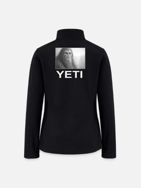 Yeti Portrait - Women’s Soft Shell Jacket - black