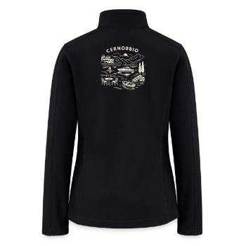 Discover the Beauty of Cernobbio  - Women’s Soft Shell Jacket - black - Back