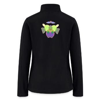 Tsitsy - Women’s Soft Shell Jacket - black - Back